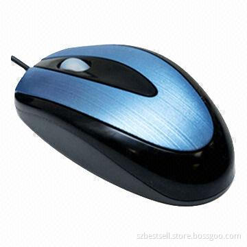 Wired 3D optical mouse, made of ABS
